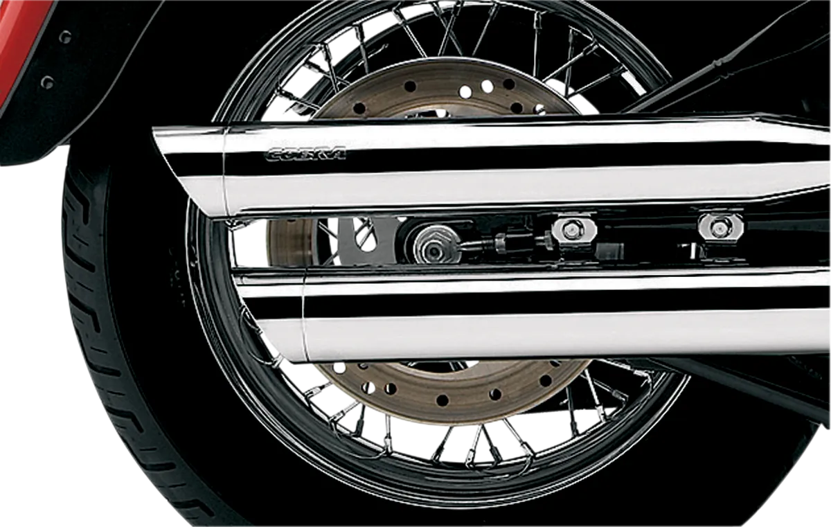 1801-0359 - COBRA Chrome Slashcut Mufflers 6000