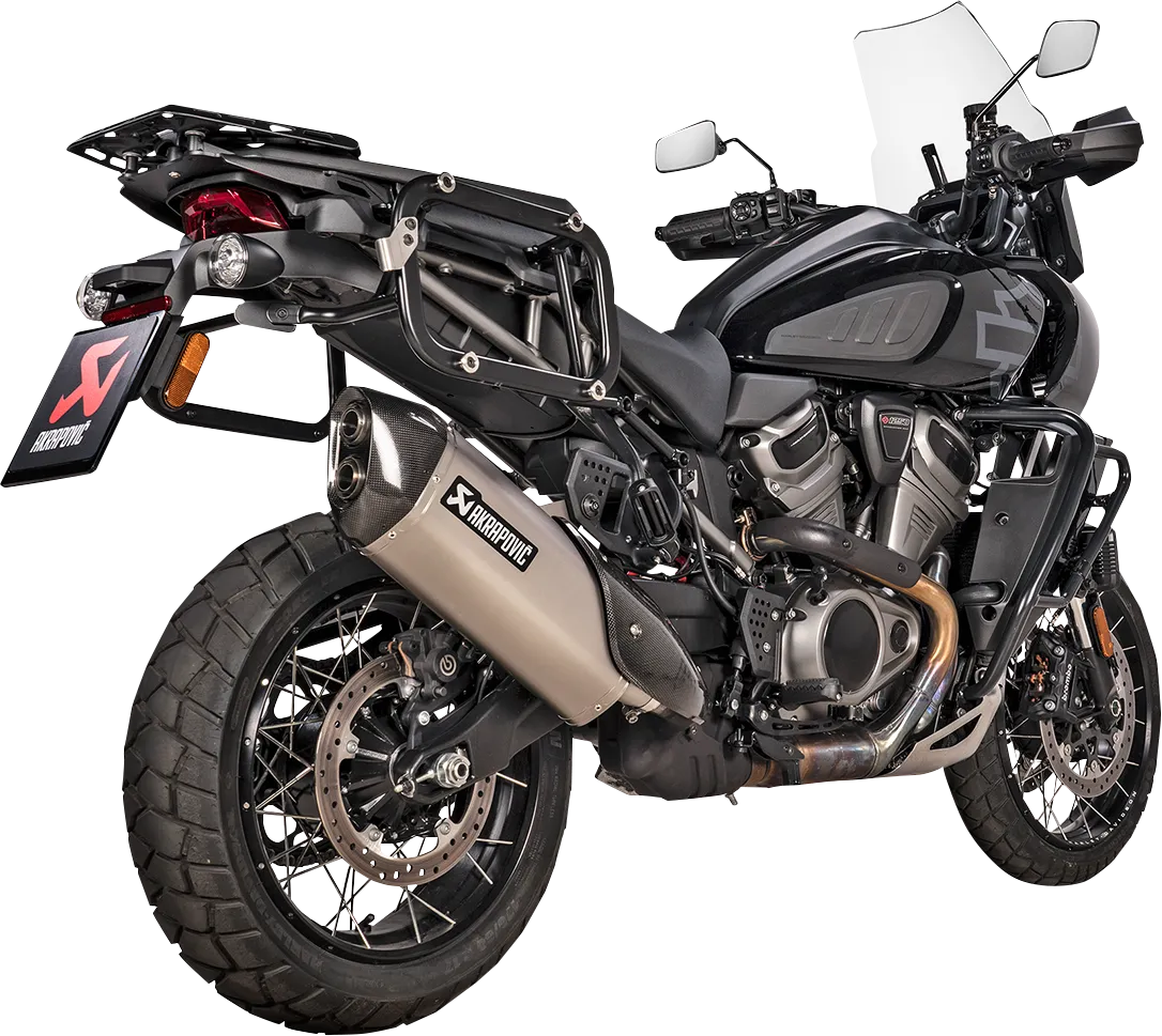 1801-1497 - AKRAPOVIC Slip-On Line Muffler - Titanium S-HD12SO1-HAFT