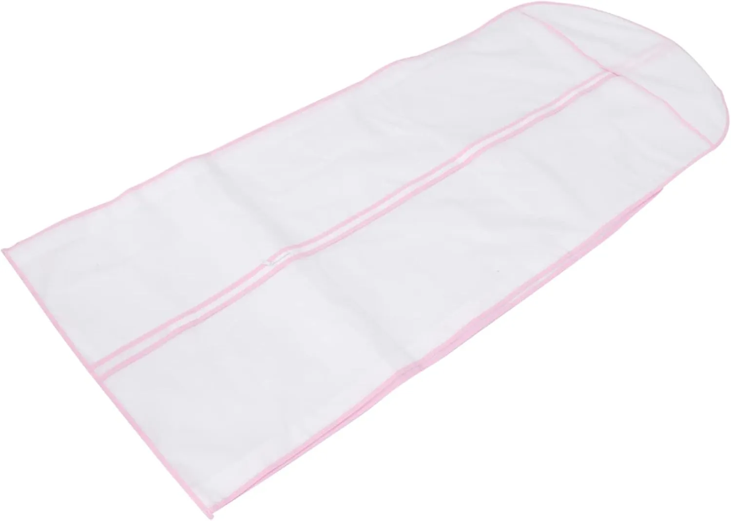 1Pc Nonwoven Wedding Dress Storage Bag Long Edge Bridal Garment Cover for Wedding Gown Protection Travel Friendly Breathable Design