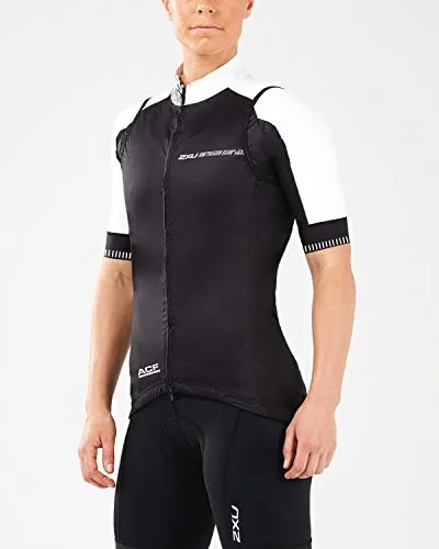 2XU Cycle Women's Thermal Gilet, Black/White