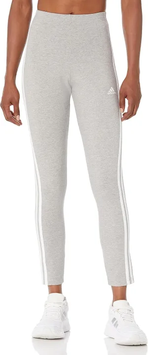 adidas Women's Essentials 3-Stripes High-Waisted Single Jersey Leggings