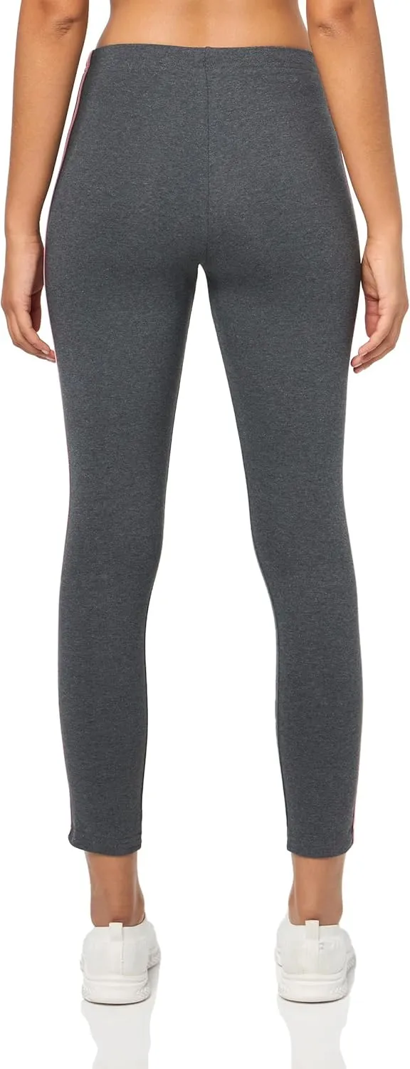 adidas Women's Essentials 3-Stripes High-Waisted Single Jersey Leggings