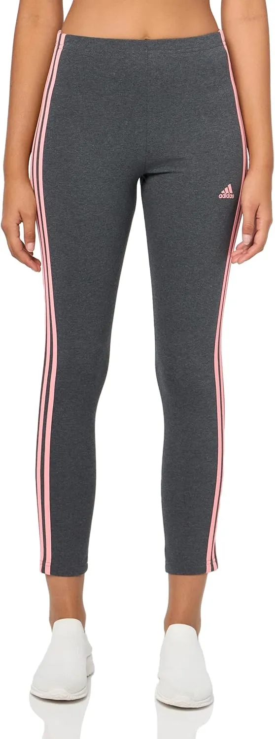adidas Women's Essentials 3-Stripes High-Waisted Single Jersey Leggings