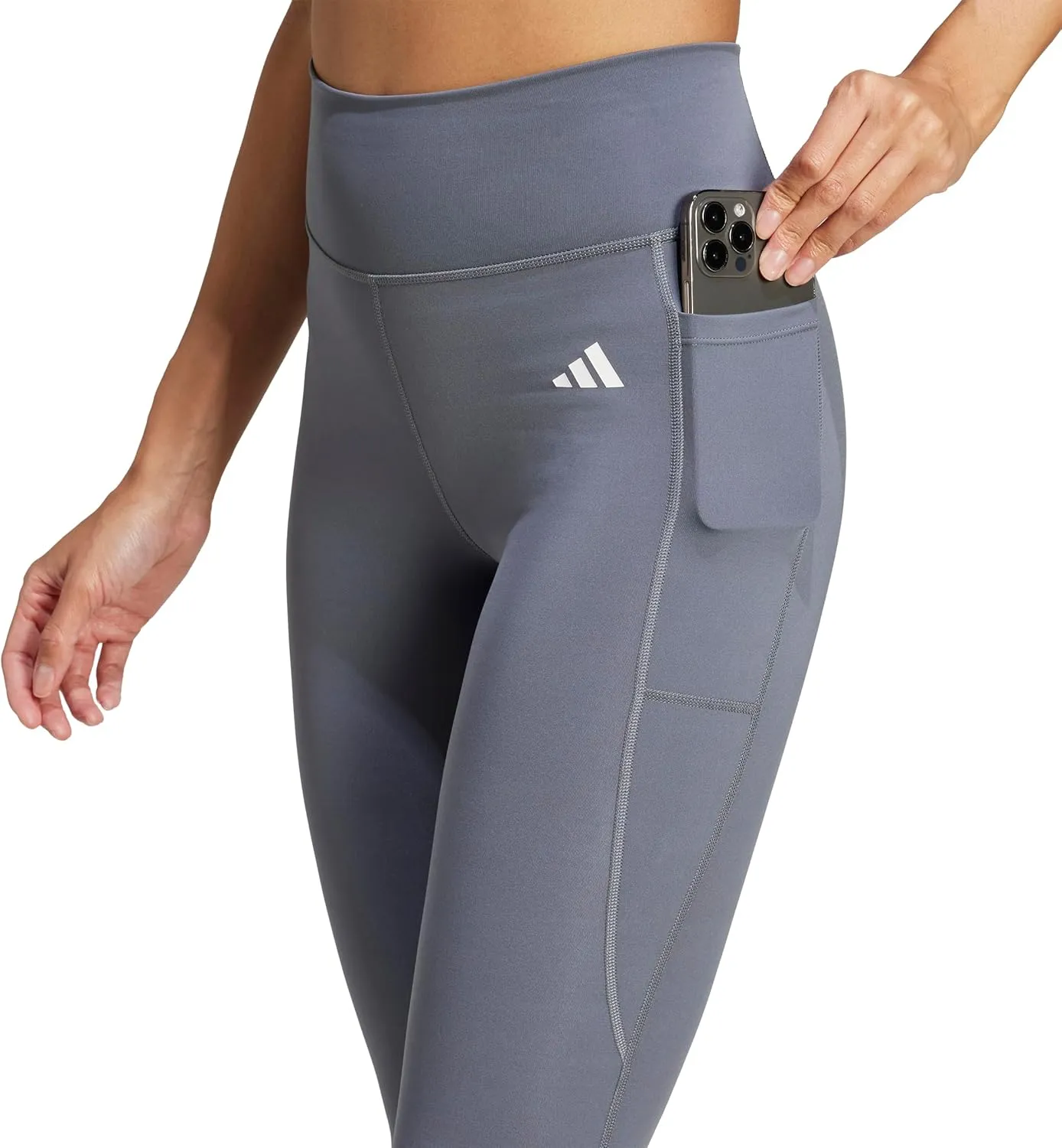 adidas Women's Optime Essentials Stash Pocket Full-Length Training Leggings