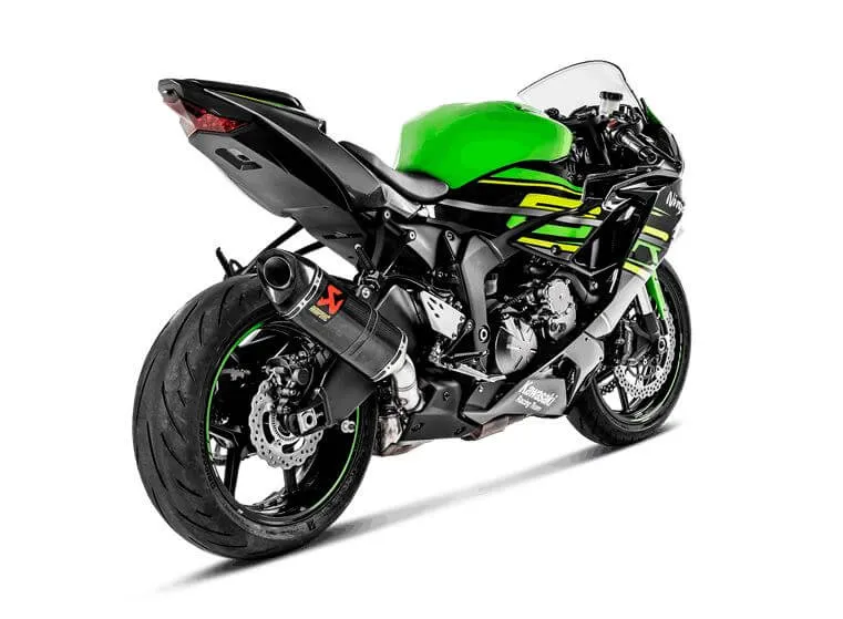 Akrapovic Slip-On Line (Carbon) Exhaust '09-'24 Kawasaki ZX6R, '13-'24 ZX6R 636