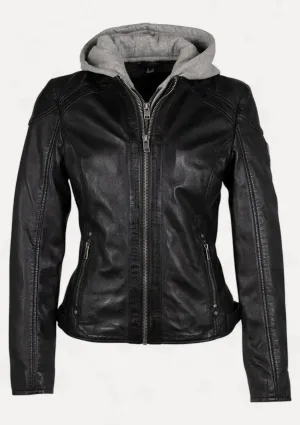 Allice Leather Jacket - Black