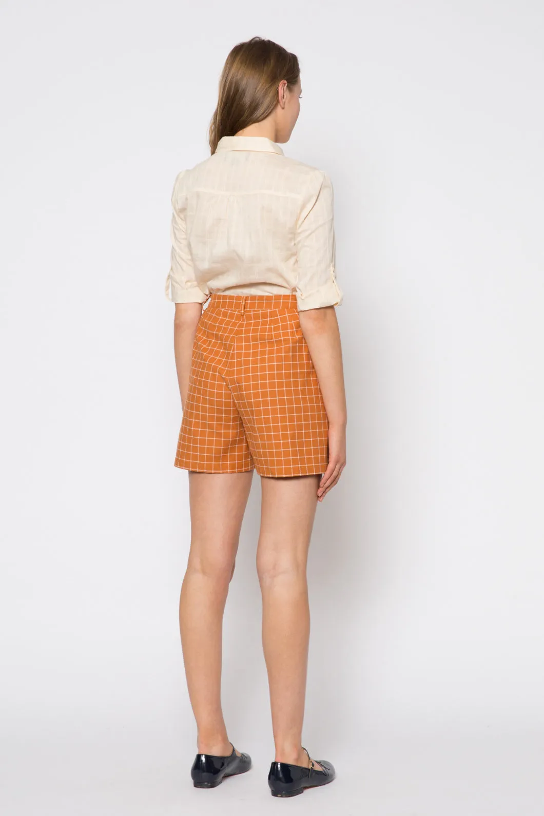 Amber Check Short