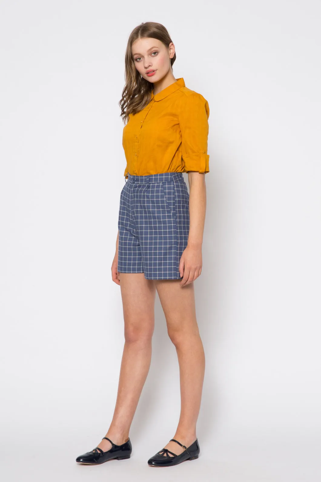 Amber Check Short