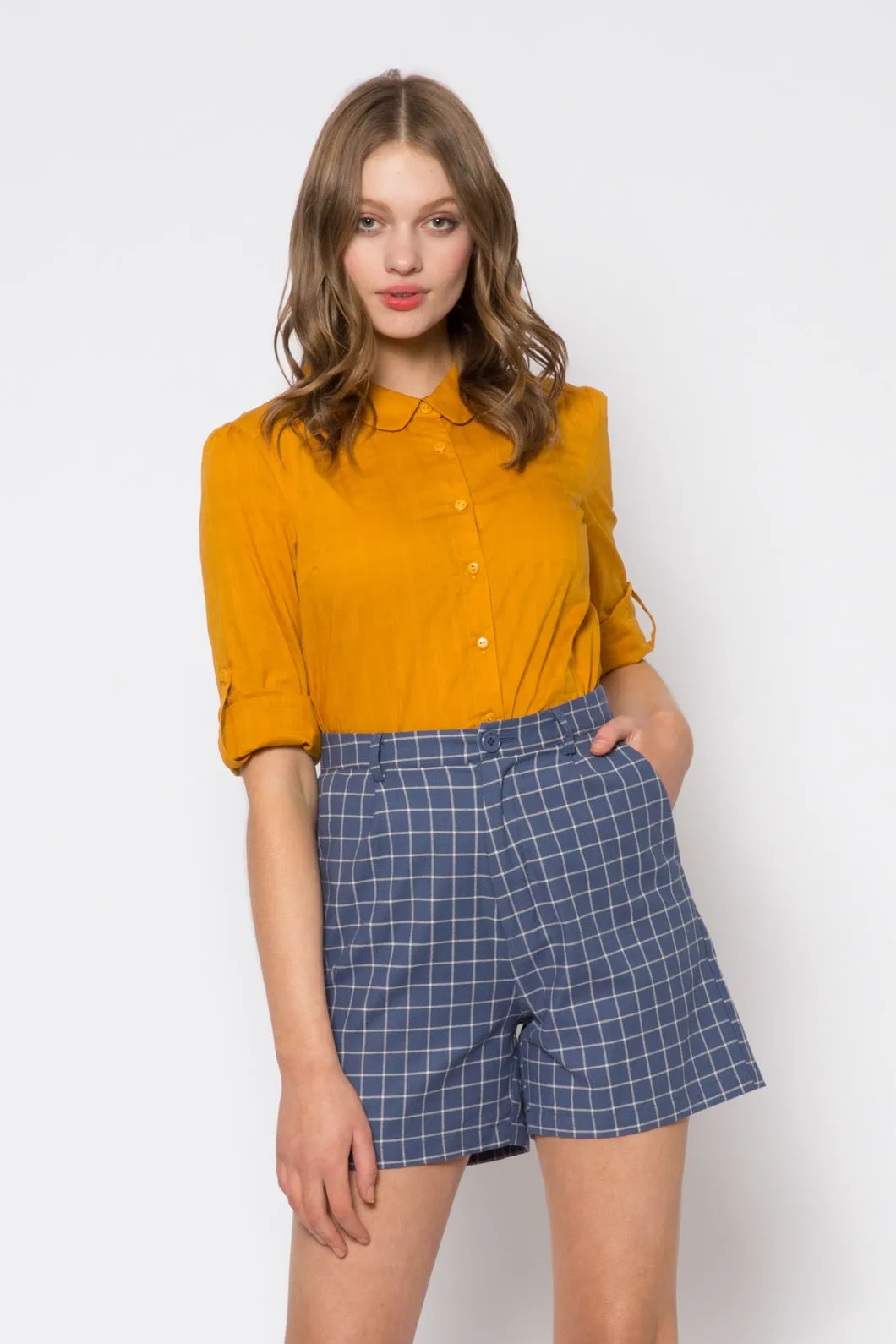 Amber Check Short