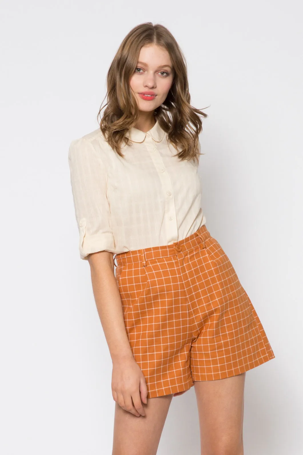 Amber Check Short
