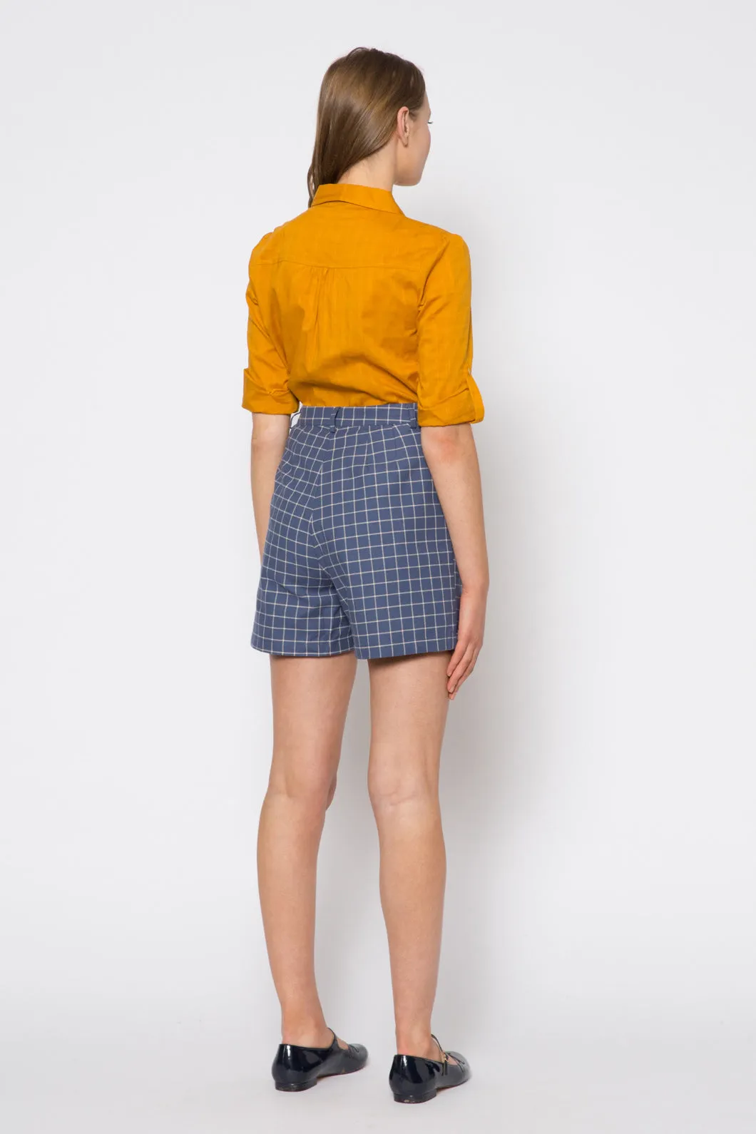 Amber Check Short