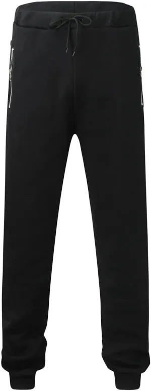 Aymnlox Mens Hiking Casual Pants Trendy Loose Fit Workout Chino Pants with Zip Pockets Drawstring Pants Elastic Waist Trouser