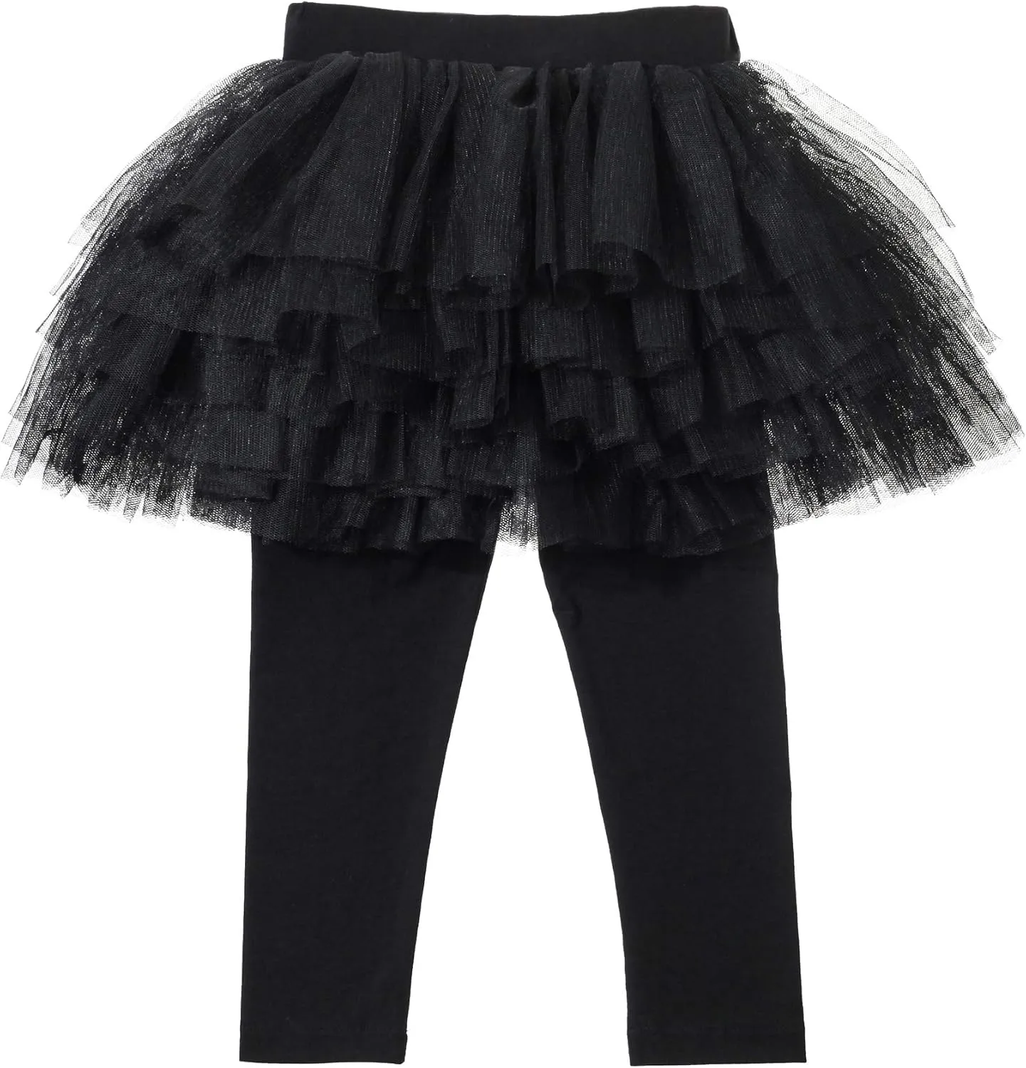 Baby Toddler Girls' Tutu Leggings Tulle Ruffle Skirted Pants 2-6T
