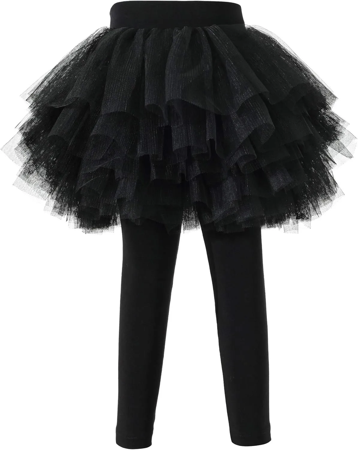 Baby Toddler Girls' Tutu Leggings Tulle Ruffle Skirted Pants 2-6T