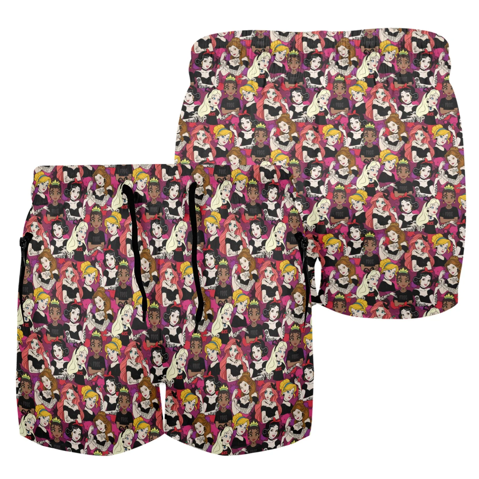 Bad Girls Men's Quick Dry Athletic Shorts