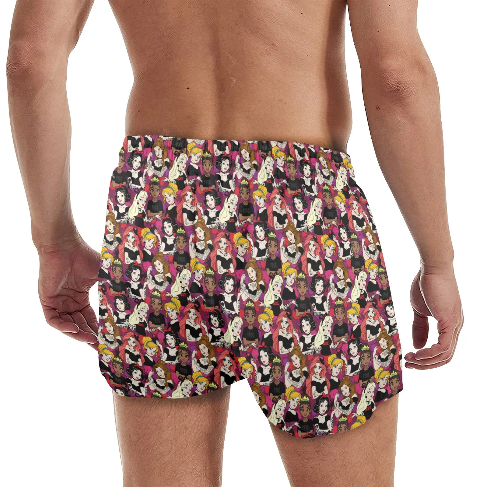 Bad Girls Men's Quick Dry Athletic Shorts