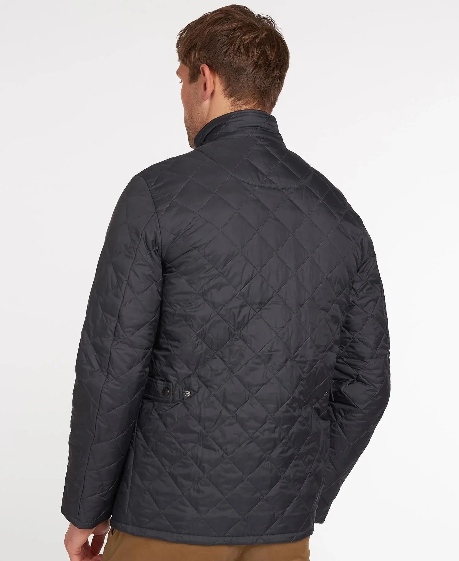 BARBOUR FLYWEIGHT CHELSEA QUILTED JACKET - NAVY