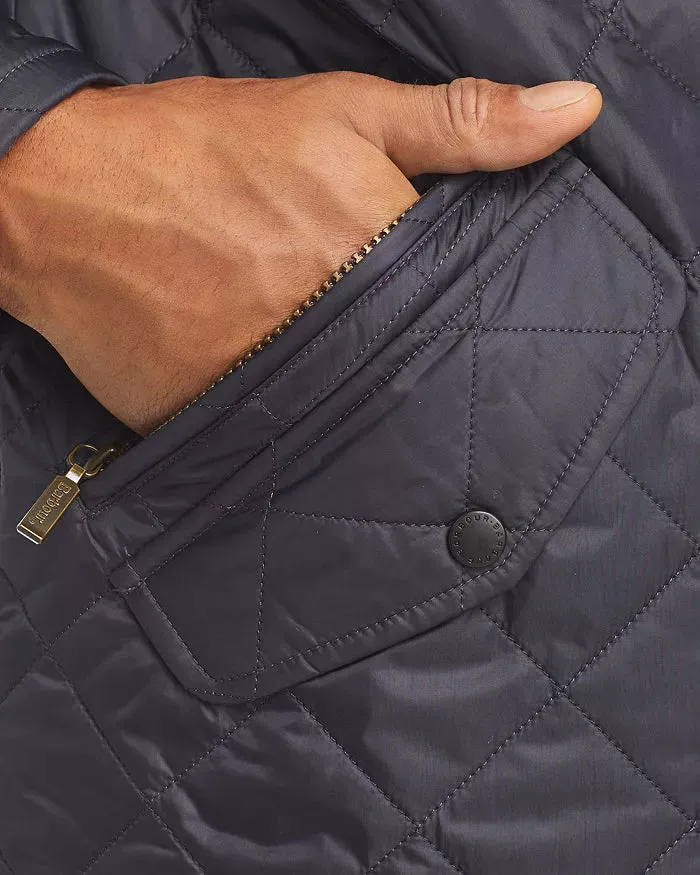 BARBOUR FLYWEIGHT CHELSEA QUILTED JACKET - NAVY