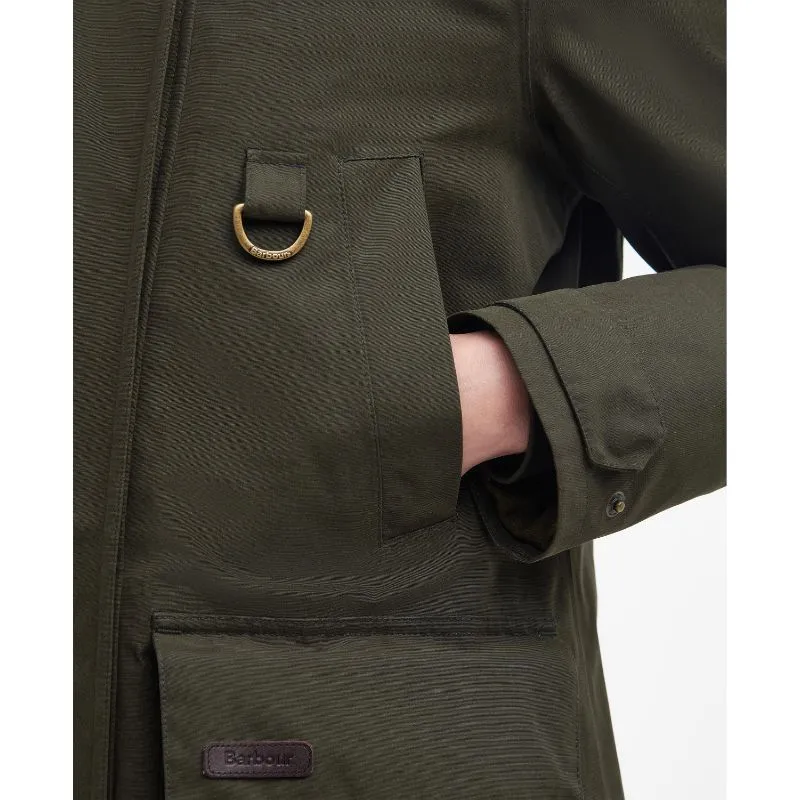Barbour Retriever Ladies Waterproof Jacket - Olive