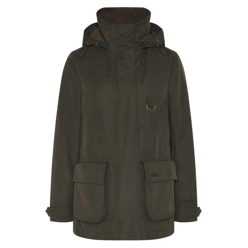 Barbour Retriever Ladies Waterproof Jacket - Olive
