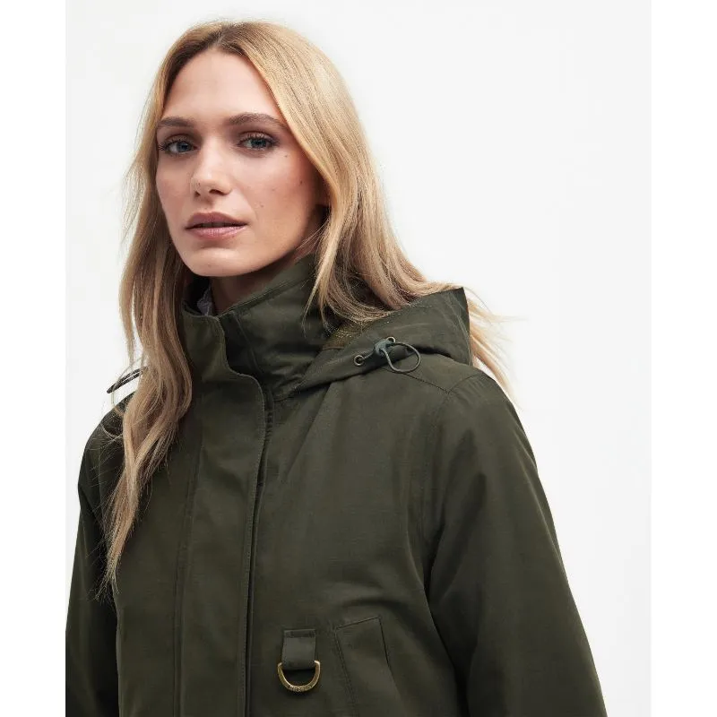 Barbour Retriever Ladies Waterproof Jacket - Olive
