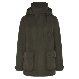 Barbour Retriever Ladies Waterproof Jacket - Olive