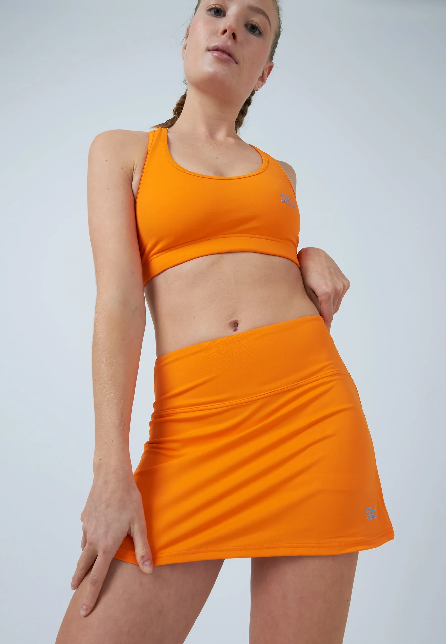 Basic Tennis Skort, orange