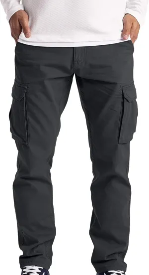Big and Tall Cargo Pants for Men Sweatpants for Men Long Pants Men's Fashion Sports Casual Jogging Pants Hiking Jogger