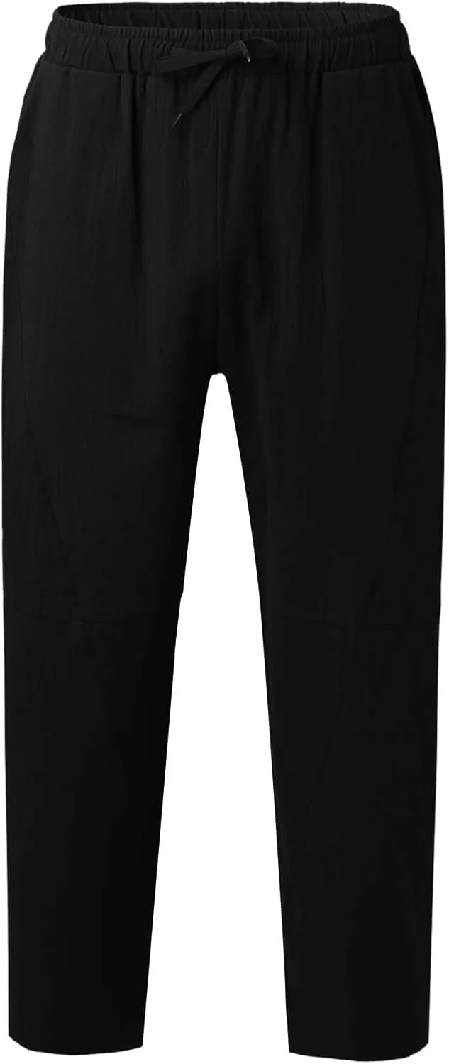 Big and Tall Sweatpants for Men Casual Fashion Tracksuit Jogging Bottoms Pockets Mens Loose Fit Jogging Joggers Gym
