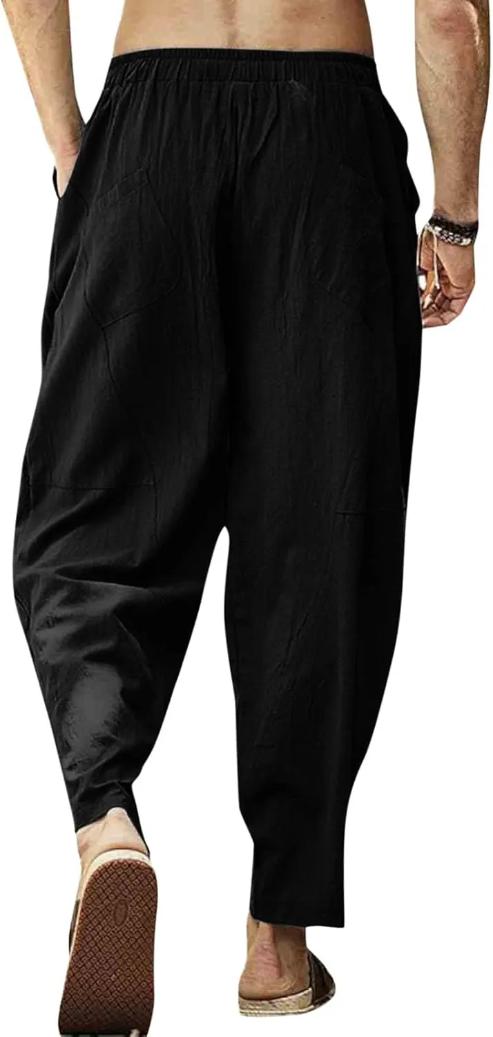 Big and Tall Sweatpants for Men Casual Fashion Tracksuit Jogging Bottoms Pockets Mens Loose Fit Jogging Joggers Gym