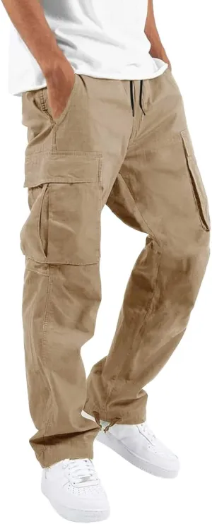 Big and Tall Sweatpants for Men Jogger Pants Pockets Men's Pants Mens Active Athletic Sweatpants Fleece Open Bottom