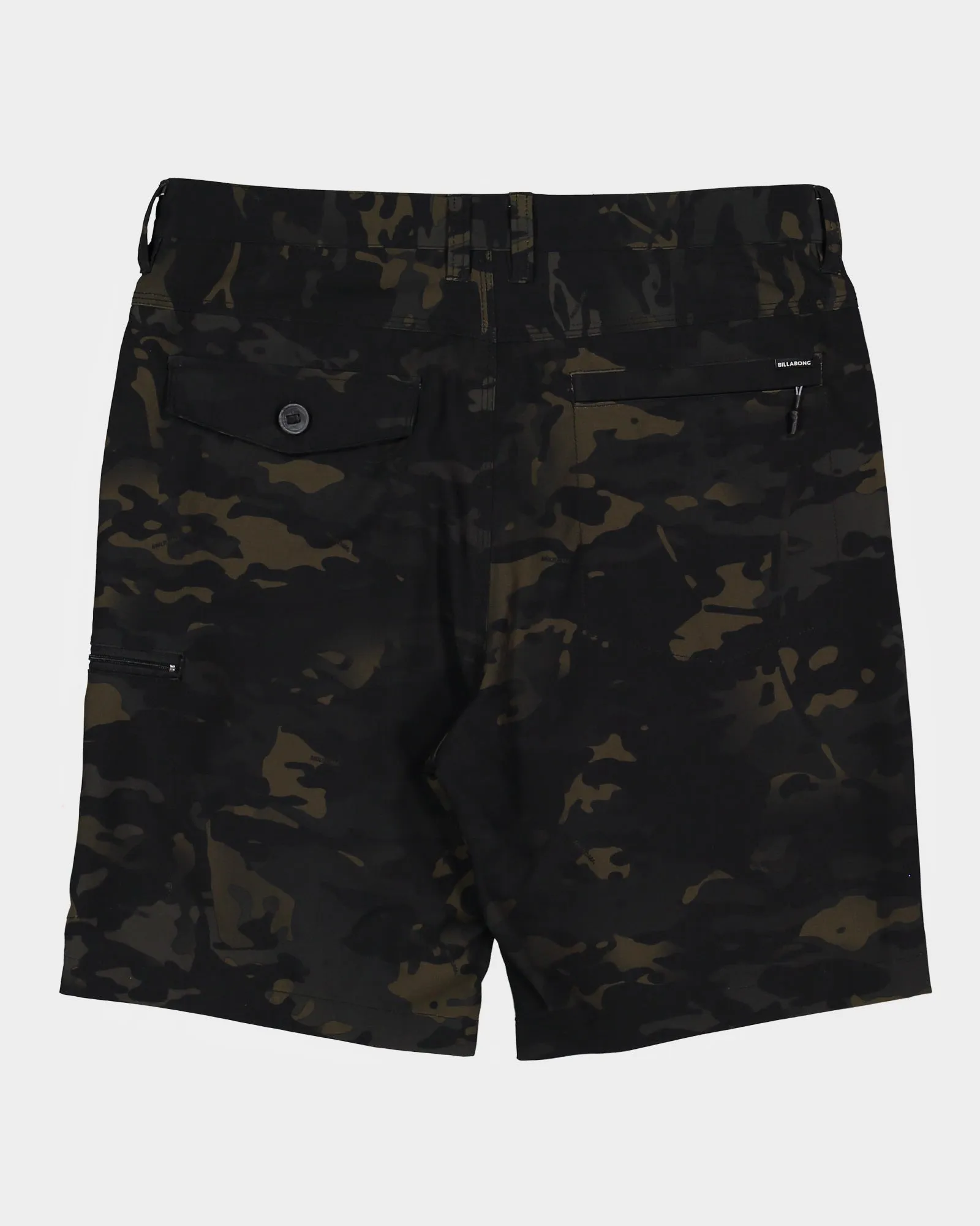 Billabong Surftrek Multicam Black Cargo Hybrid Short