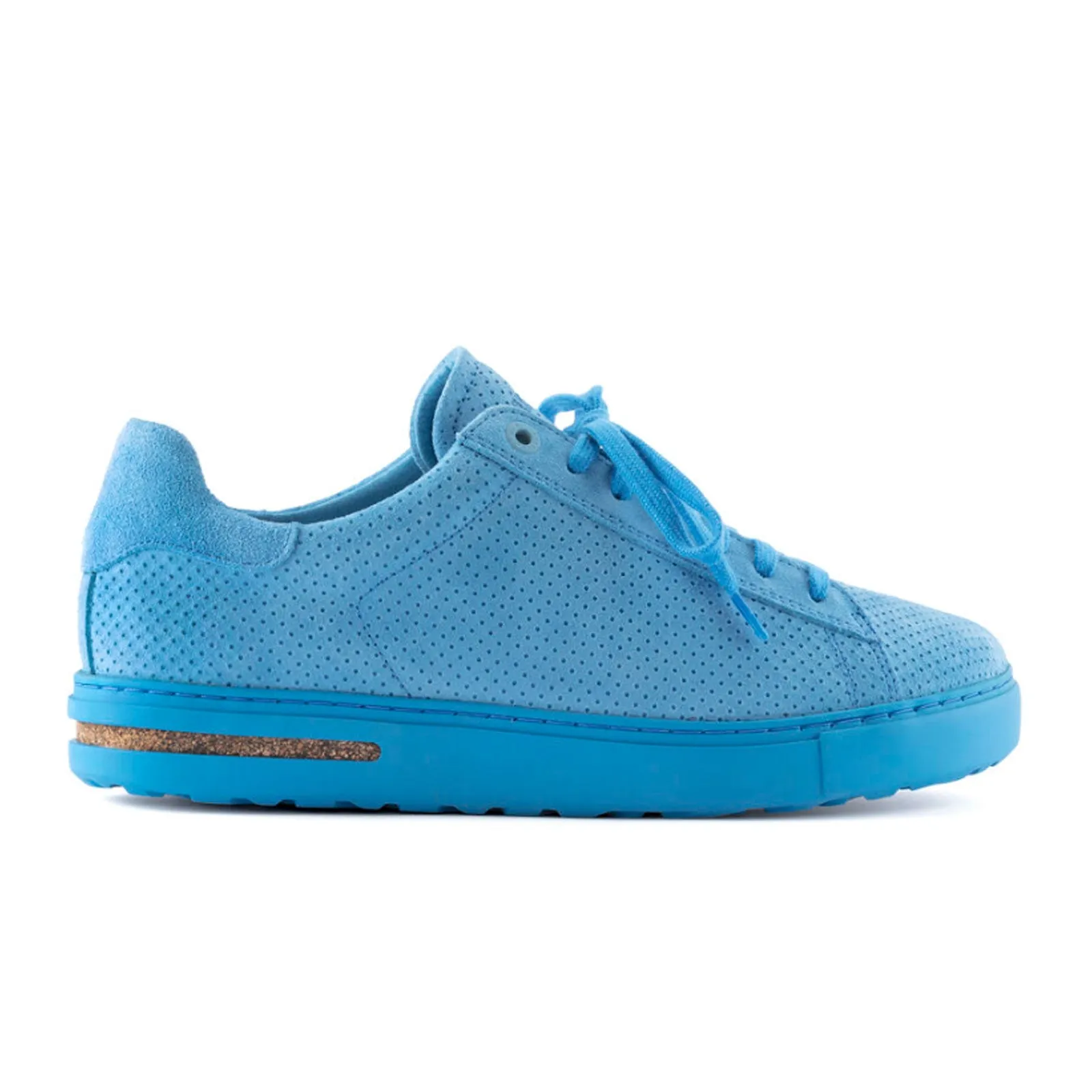 Birkenstock Bend Narrow Sneaker (Women) - Sky Blue Embossed Suede