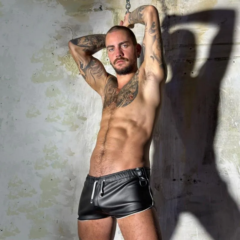 BOXER New Gen Sexy Shorts, Black/White