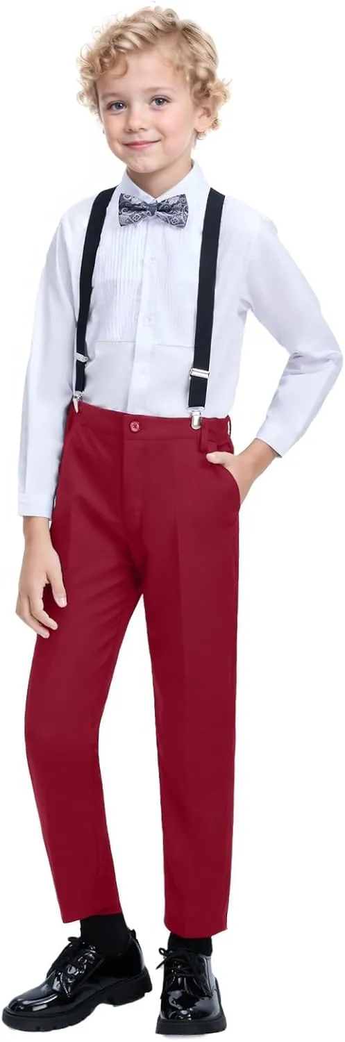 Boys Dress Pants Formal Suits Pants School Unifrom Dresswear