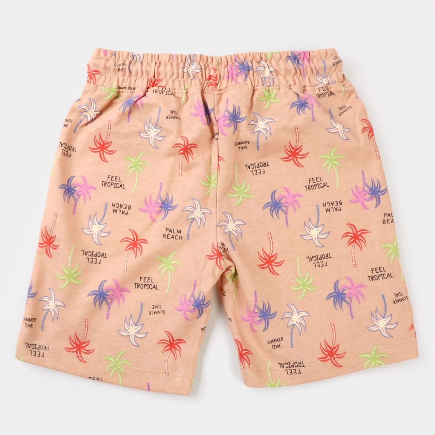 Boys Terry Short Summer Time - Scallop