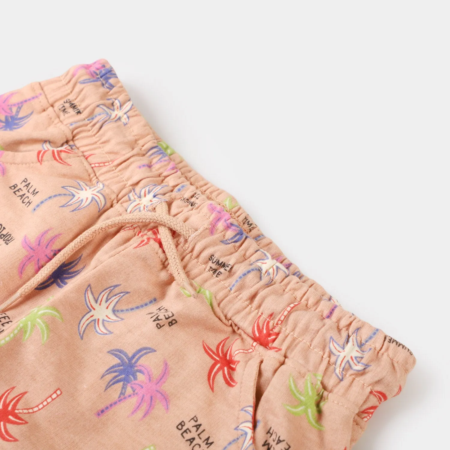 Boys Terry Short Summer Time - Scallop