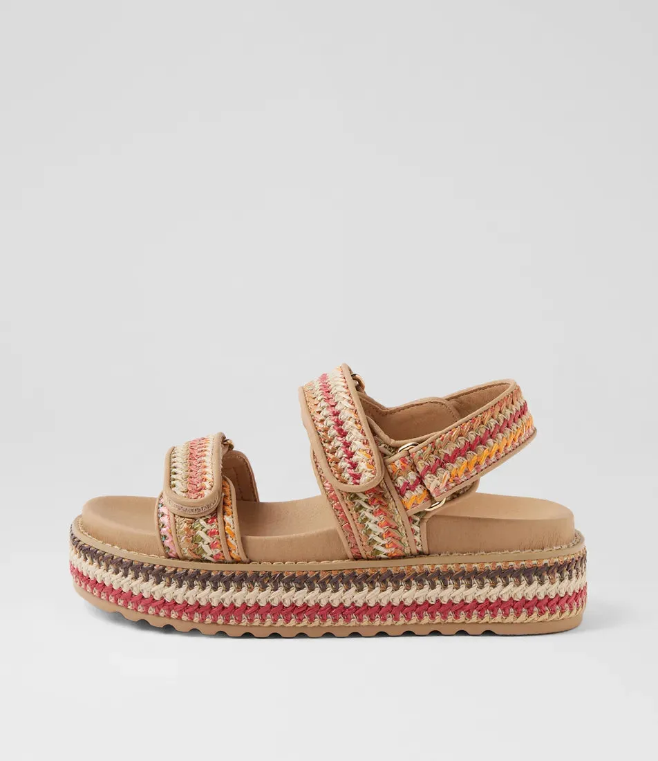 Bridgett Natural Multi Woven Shoes