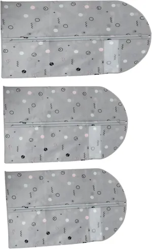 Cabilock 1 Set Garment Bag Oxford Coat Covers for Suit Dress Storage Lightweight Scratch Breathable Design for Long Term Use
