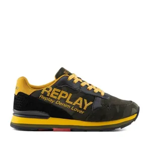 Camo Warmin Lace Up Sneakers Olive