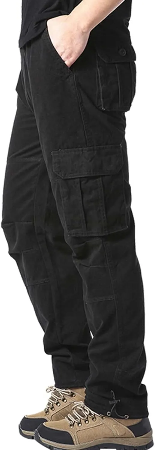 Cargo Pants for Men Big and Tall, Casual Pocket Sport Work Casual Trouser Pants Big and Tall Sweatpants for Men Mens