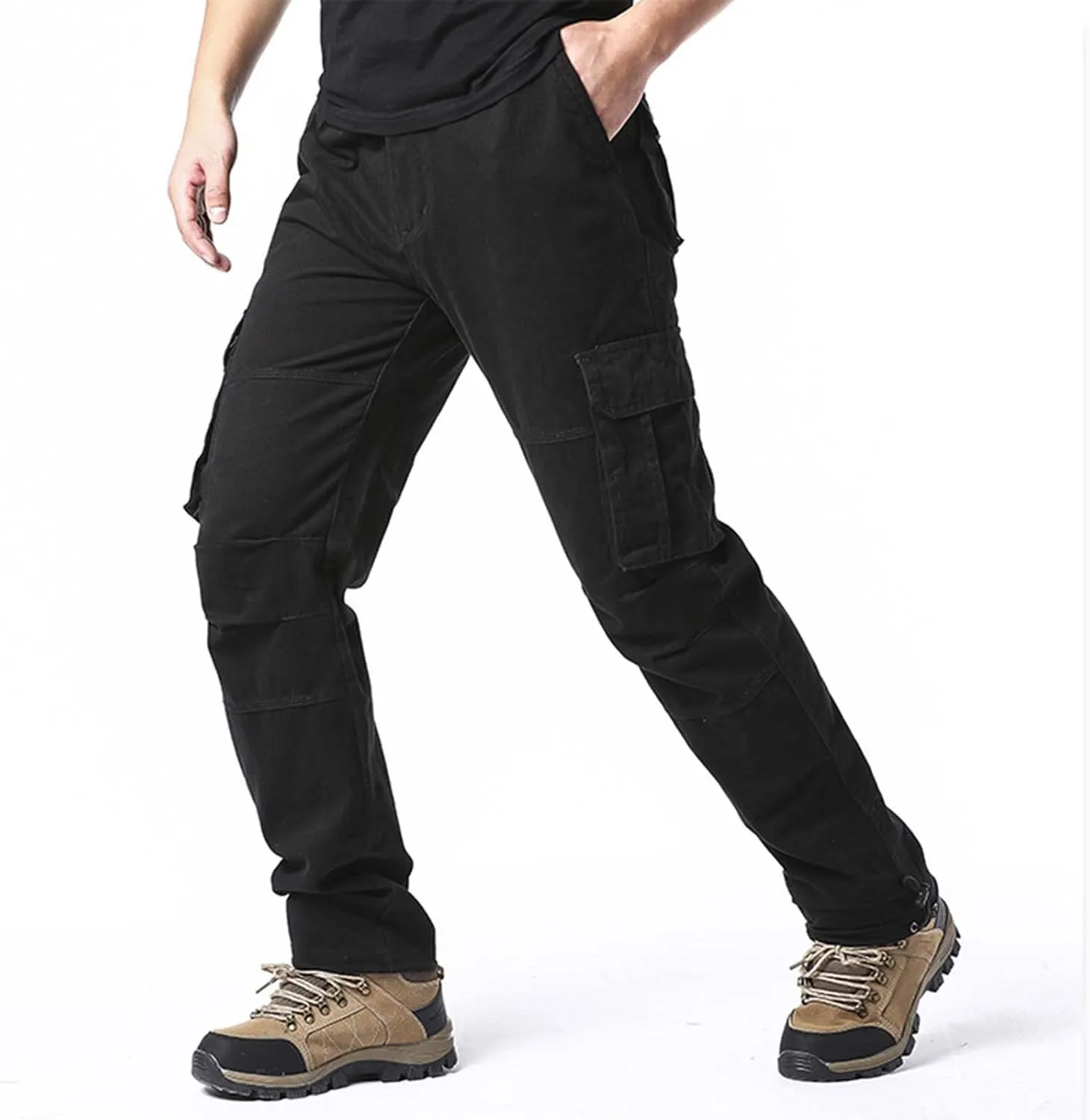 Cargo Pants for Men Big and Tall, Casual Pocket Sport Work Casual Trouser Pants Big and Tall Sweatpants for Men Mens