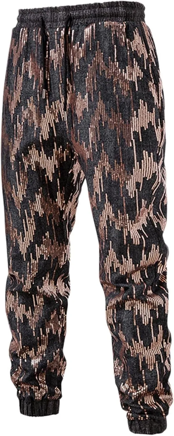 Cargo Pants for Men Big and Tall, Fleece Sweatpants with Pockets Cargo Pants for Men Men's Heavyweight Sport Fleece