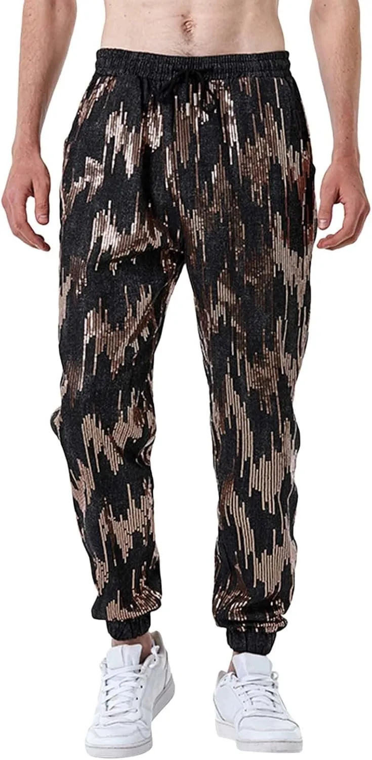 Cargo Pants for Men Big and Tall, Fleece Sweatpants with Pockets Cargo Pants for Men Men's Heavyweight Sport Fleece