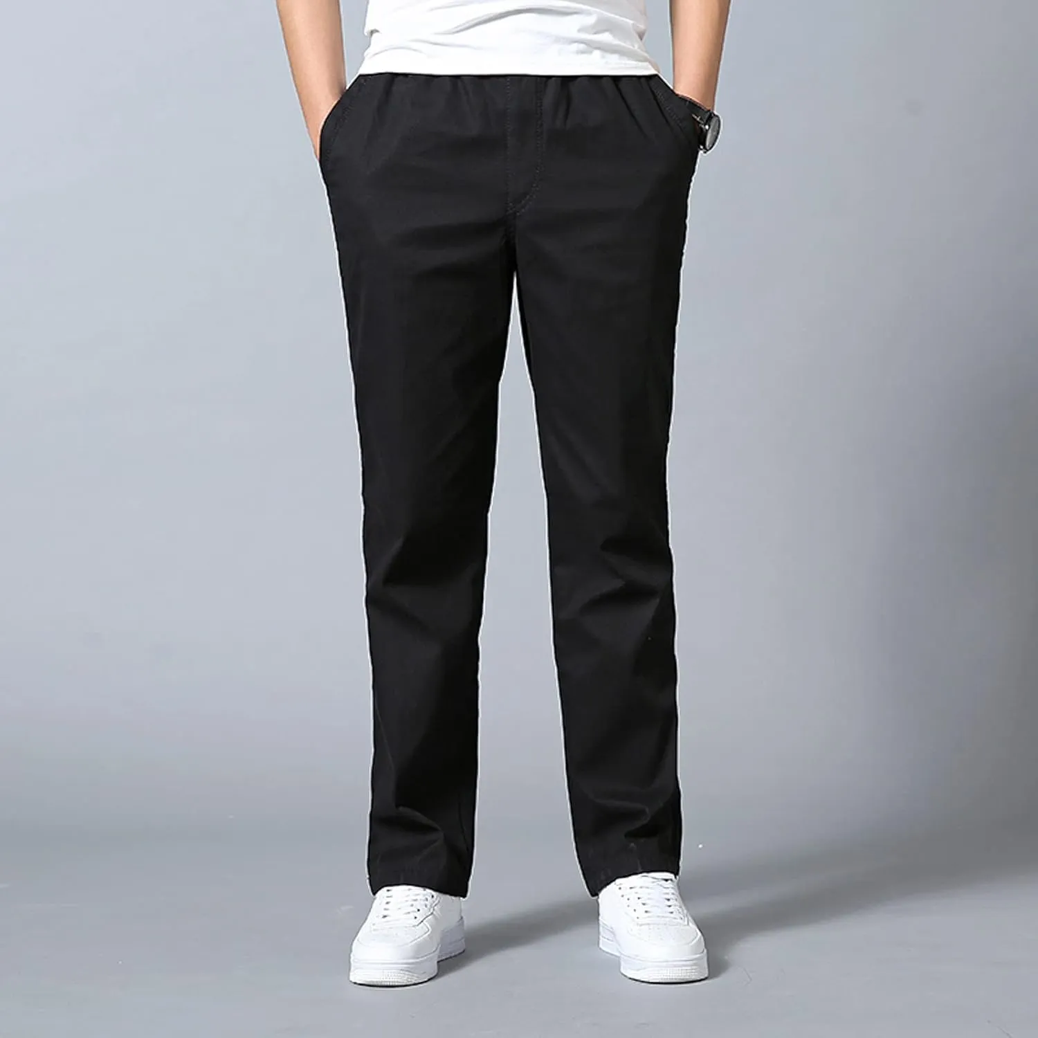 Cargo Pants for Men Big and Tall, for Men Casual Heavyweight Sweatpants Classic Fit Cargo Work Pants Wild Drawstring
