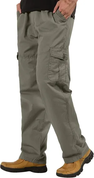 Cargo Pants for Men Big and Tall Pants for Men Skinny Mens Dress Pants - Stretch Slim Fit Business Casual Dress Pants