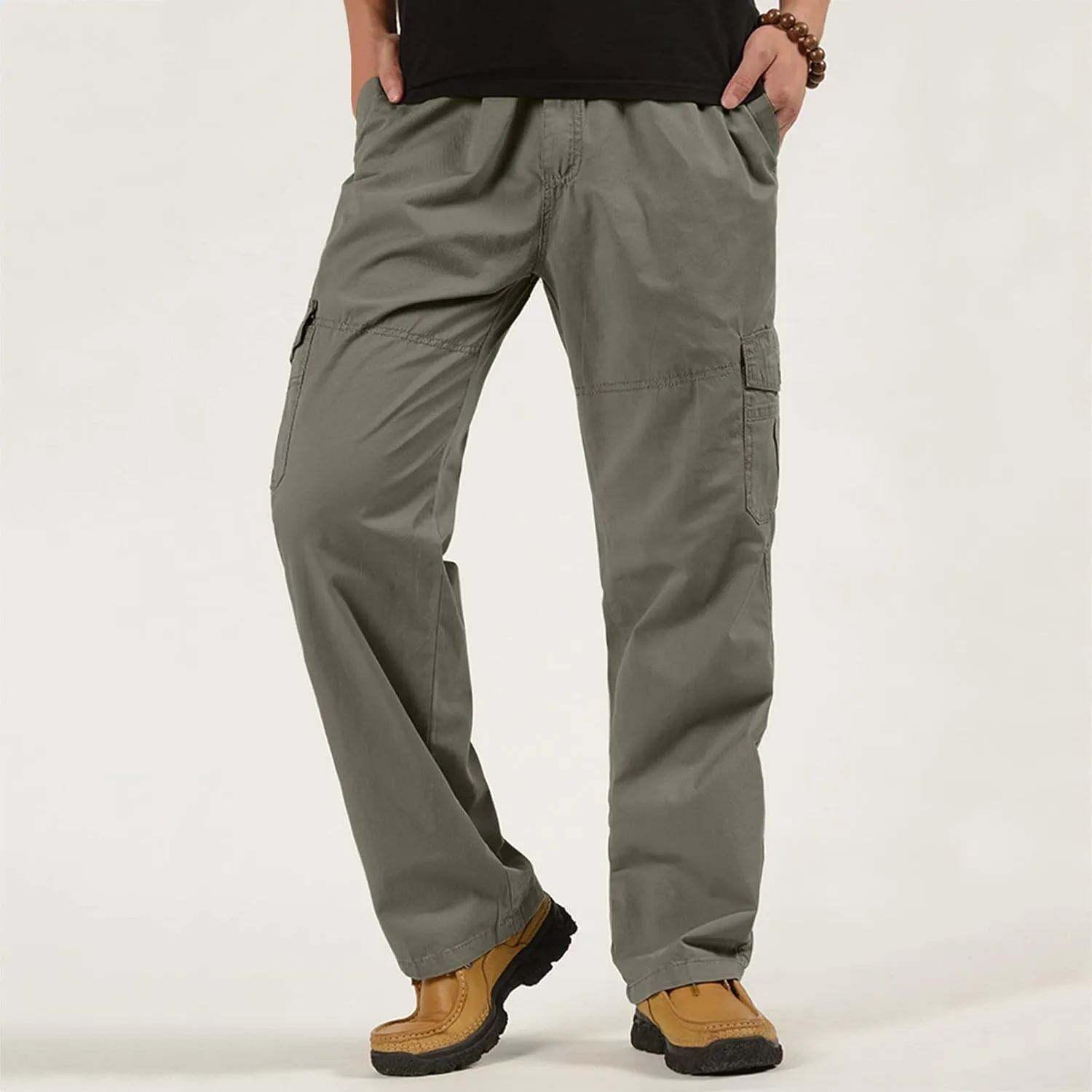 Cargo Pants for Men Big and Tall Pants for Men Skinny Mens Dress Pants - Stretch Slim Fit Business Casual Dress Pants