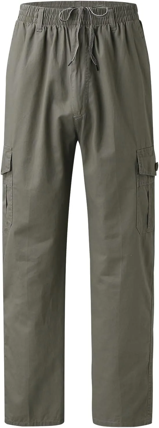 Cargo Pants for Men Big and Tall Pants for Men Skinny Mens Dress Pants - Stretch Slim Fit Business Casual Dress Pants