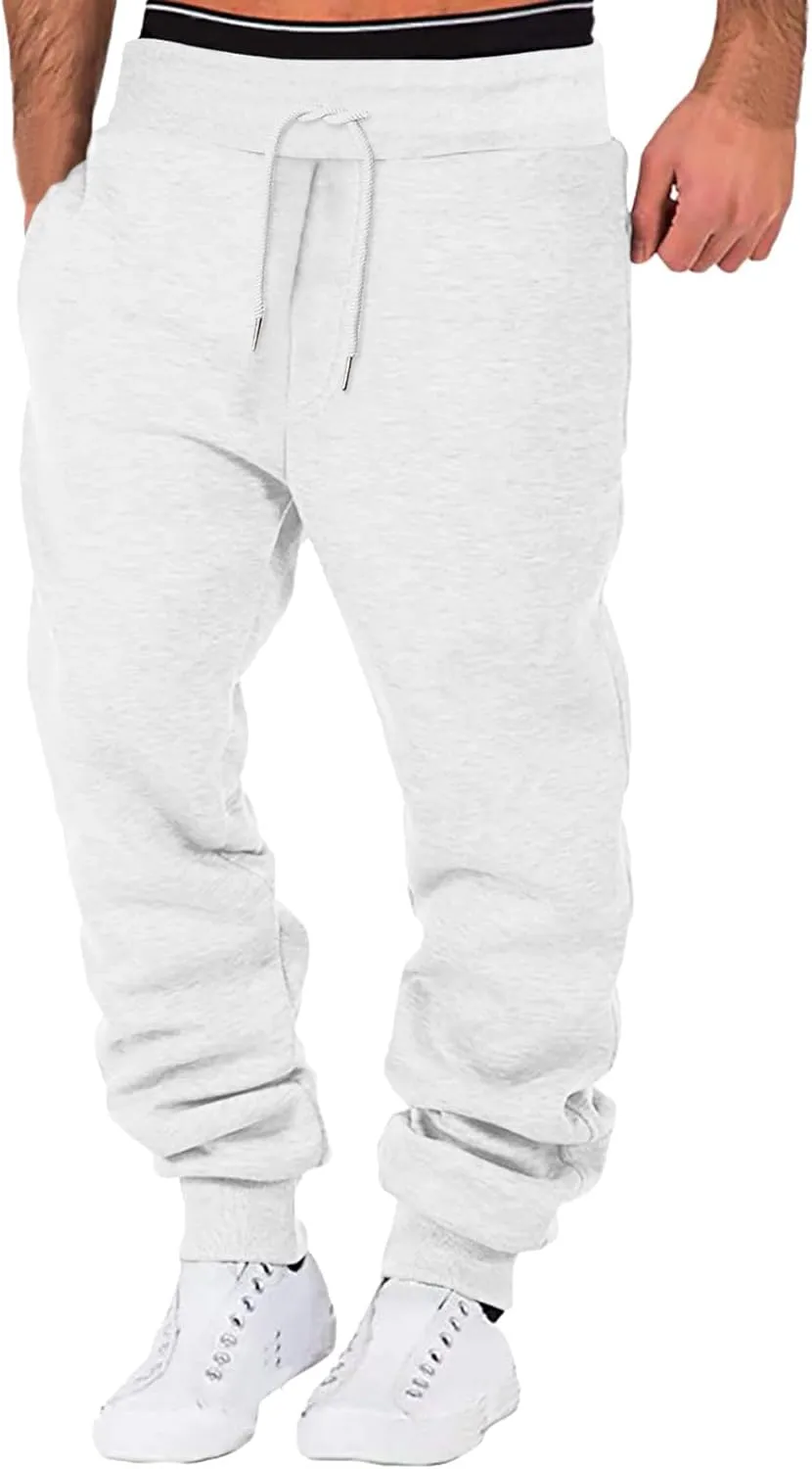 Cargo Pants for Men Joggers Sweatpants for Men Casual Long Trousers Light Jogger Pants Men's Club Sweatpants Stretch