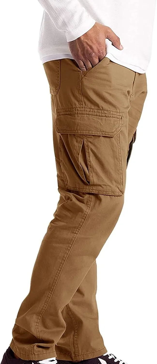 Cargo Pants for Men Joggers Wild Athletic Work Pants Loose Fit Hiking Trousers Outdoor Wearing Track Pants with Pockets